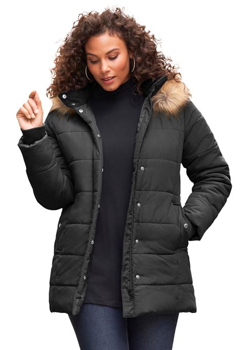 winter puffer jacket women.